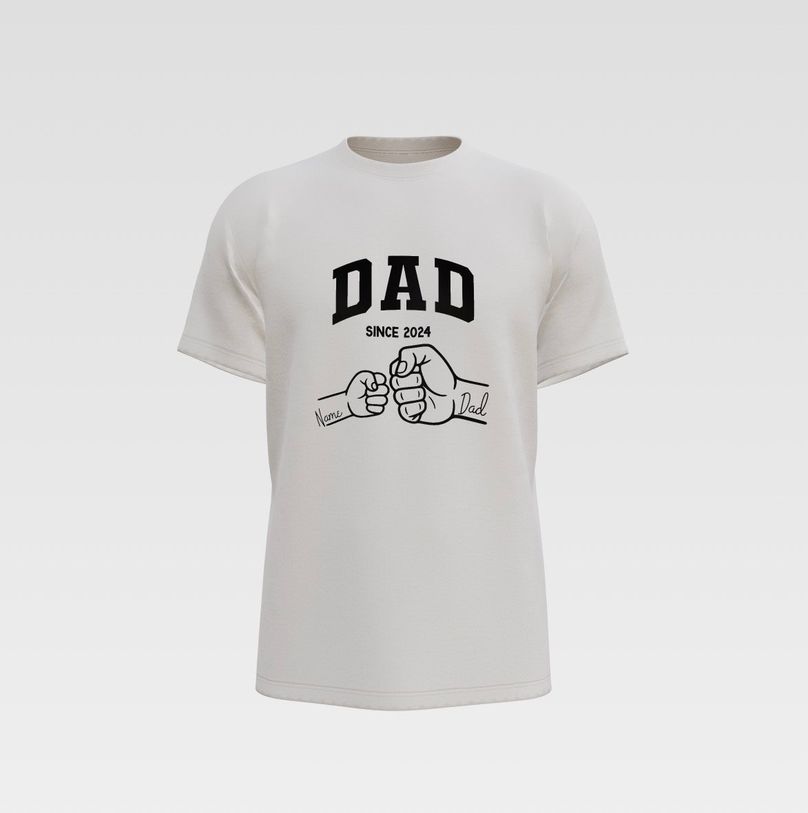 Customizable Dad Fist Bump Tee