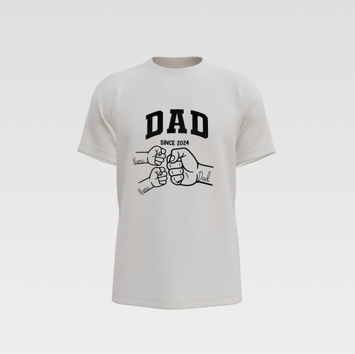 Customizable Dad Fist Bump Tee